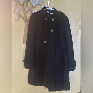 Kenneth Cole New York Black Trench Coat